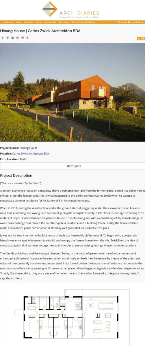 Hinang House in ArchiDiaries