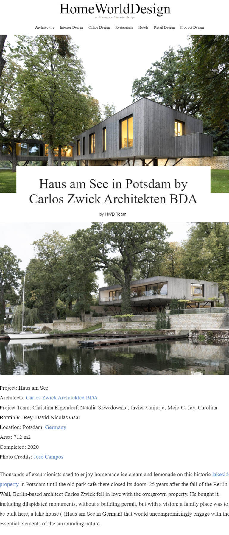 Haus am See in HomeWorldDesign