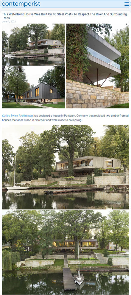 Haus am See in Contemporist