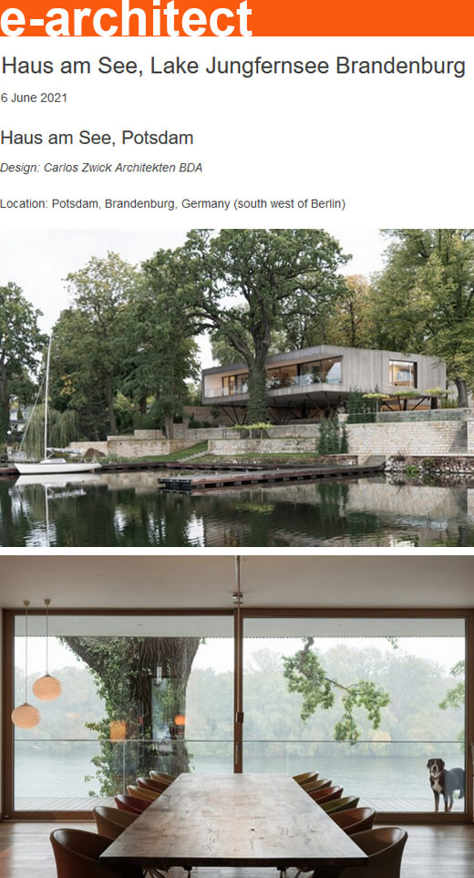 Haus am See in e-architect – World Architecture